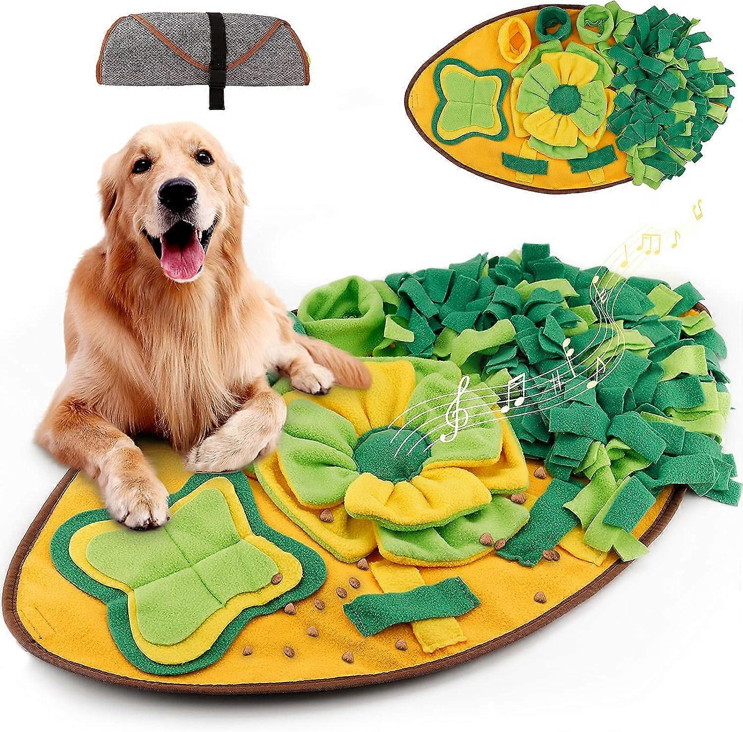 Dog Sniffing Mat Puzzle Educators Dig Mat Slow Feeding Smart Toy Dog Sniffing Mat Stress Release Neck