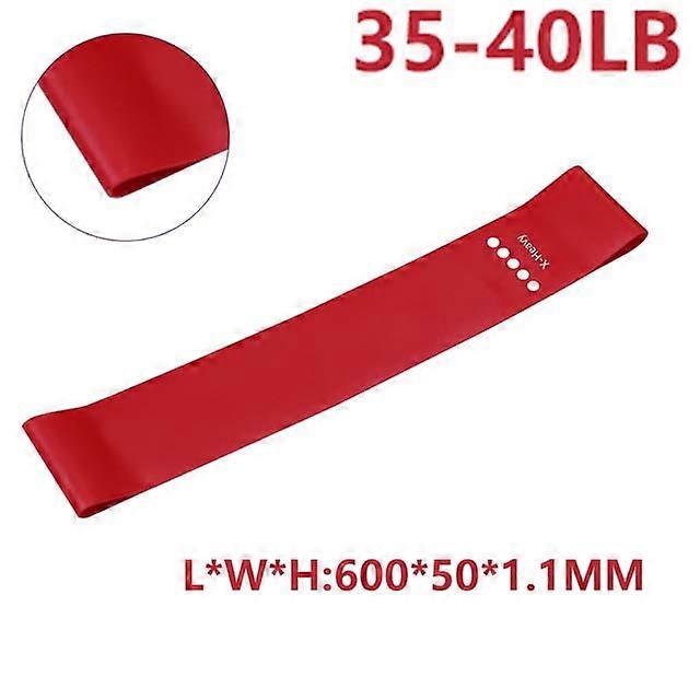 2パックレジスタンスバンド、男性と女性のためのスポーツエクササイズバンド、ゴムバンド(600 * 50 * 0.4mmレッド)