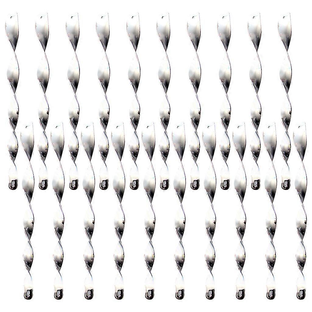 Bird Repellent Wind Twisting Rods – Reflective Ornamental Scare Deterrent for Gardens Yards