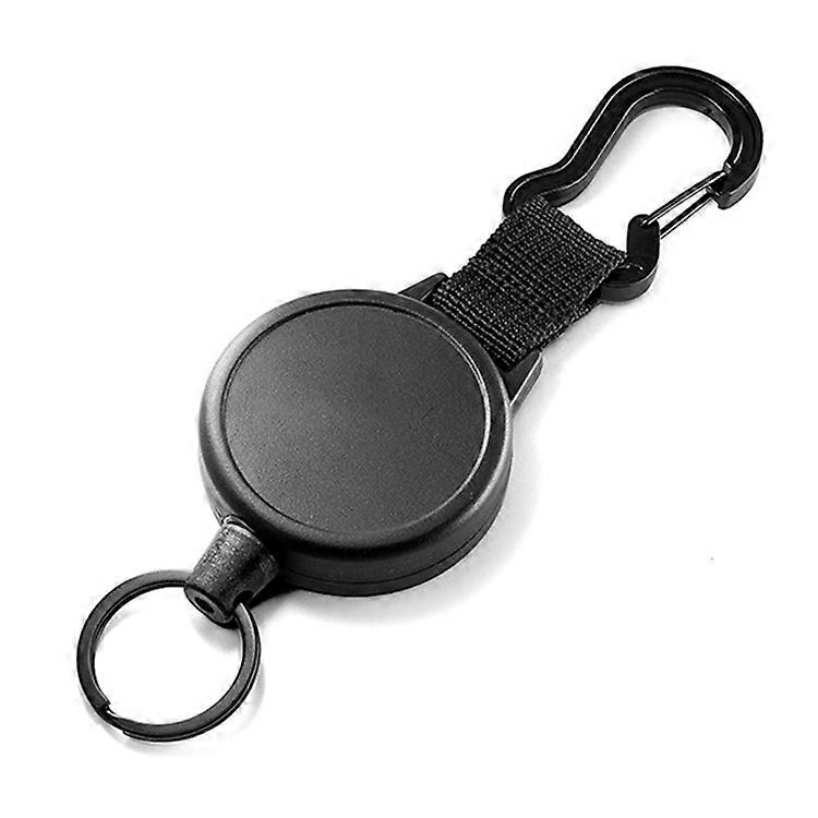 Retractable Wire Rope Gourd Shaped Key Chain, Size: Large