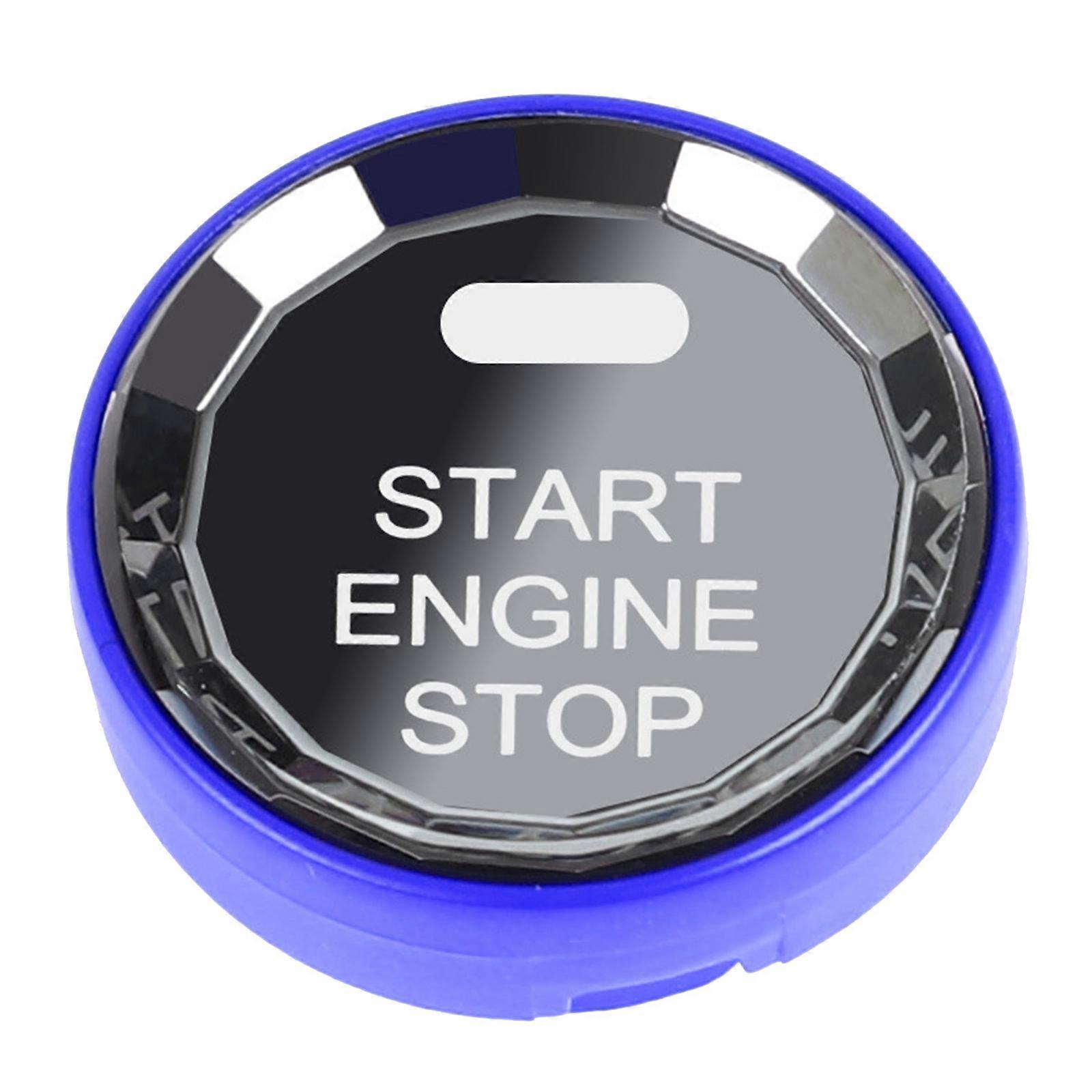 Cute Car Push Start Button Cover Engine Start Stop Button Cover Shimmering