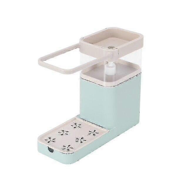 Soap Pump Dispenser With Sponge Holder Cleaning Liquid Dispenser Container