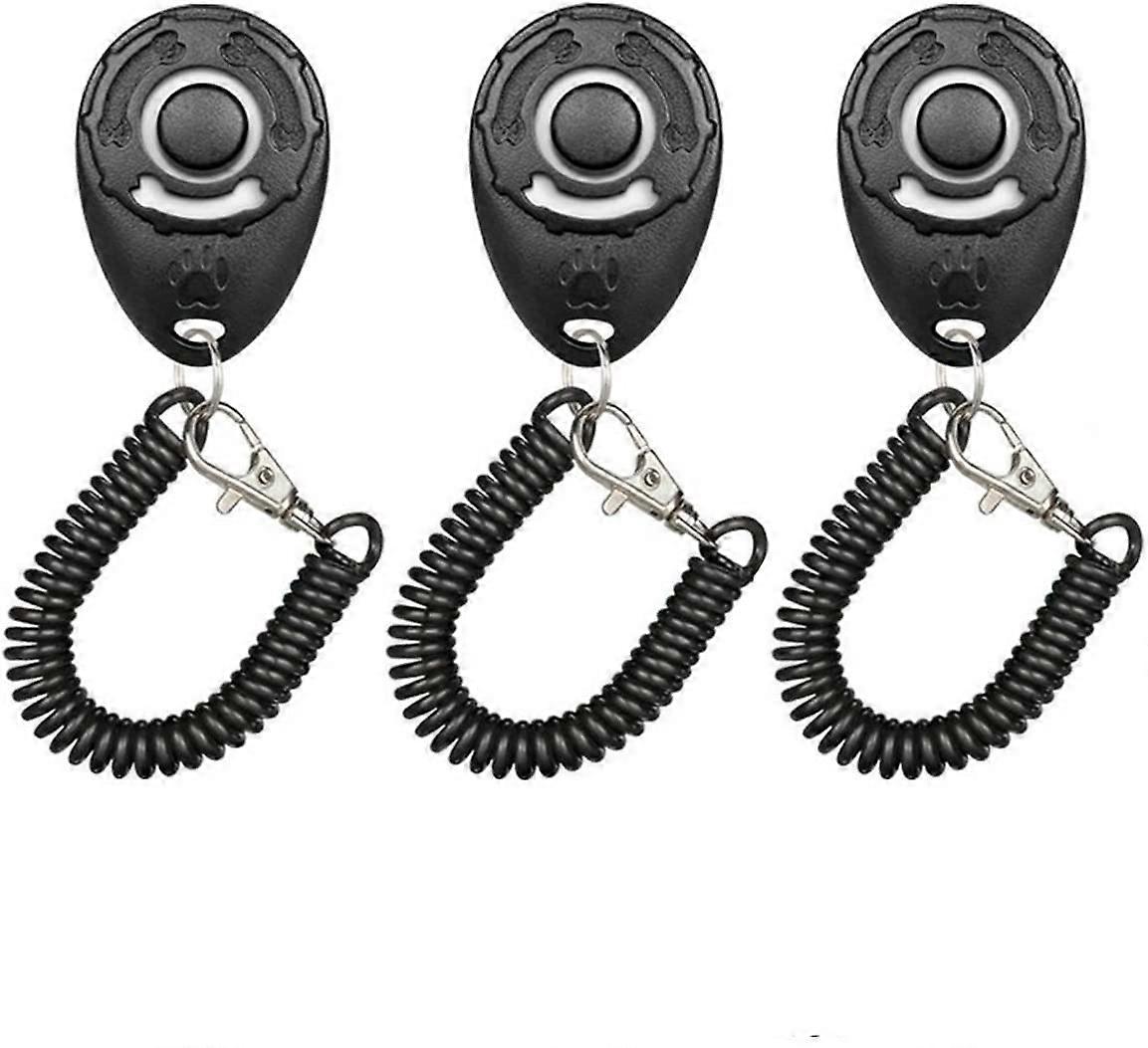 pieces Dog whistle Black clicker