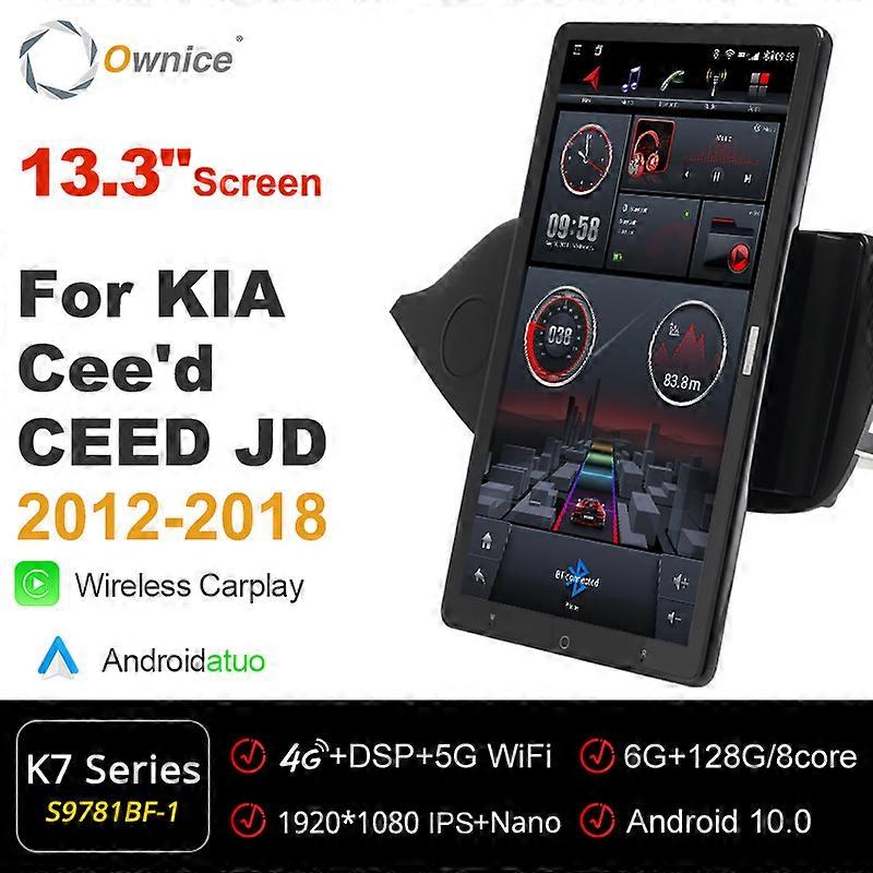 DSP IPS 1920*1080 13.3" Android 10.0 8 core Car Multimedia for KIA Cee'd CEED JD 2012-2018 Radio Audio 4G 360 Coaxial autoradio