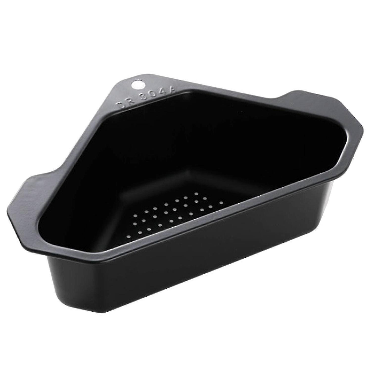 Drain Basket With Hook No Drilling Triangular Food Grade Easy Hanging Rinsing Stainless Steel Fruit