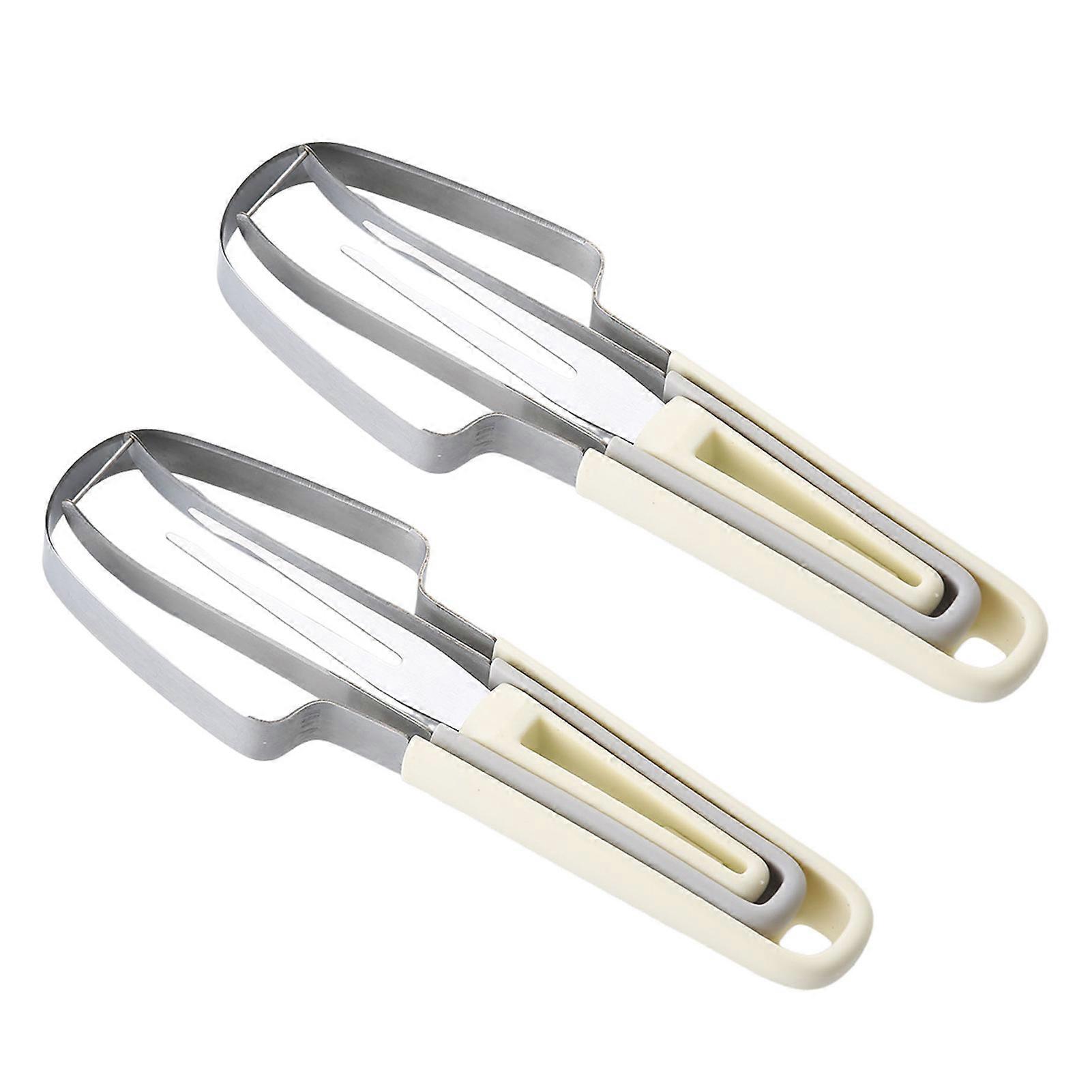 3-In-1 Stainless Steel Watermelon Slicer Fork Cutter Tool for Quick Slicing Multifunctional Fruit Cutting Machine for Home Outdoor Picnics Jikaix