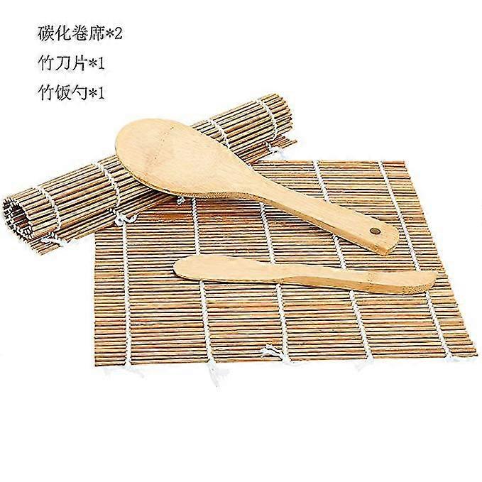 Bamboo Sushi Roll Mat Set For Diy Sushi