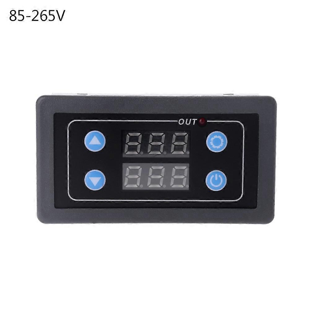 DC12V AC110V/220V Digital Time Delay Relay Module Timer Cycle Control with Case