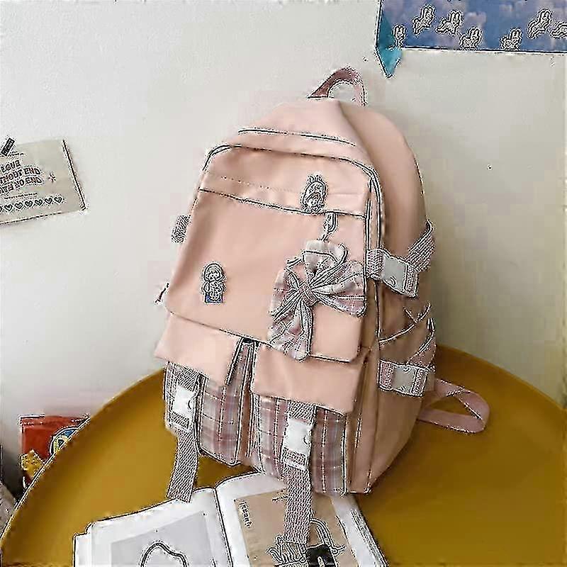 Kawaii Backpack Teen Girl Japanese School Bags With Big Bow Knot Kawaii