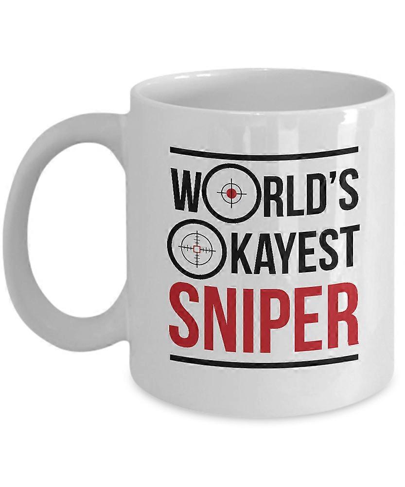 Tasse à café et à thé drôle - Worlds Okayest Sniper