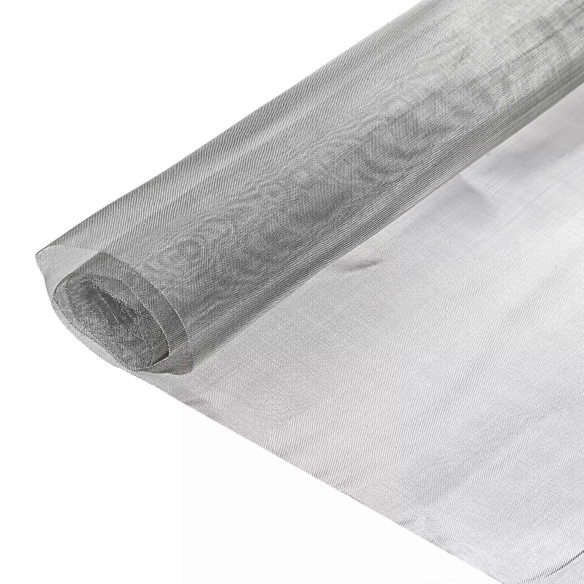 UXCELL Stainless Steel Filter Screen Metal Window Screen Mesh Woven Wire Mesh 24x12inch 80 Mesh Filtration Cloth for Home