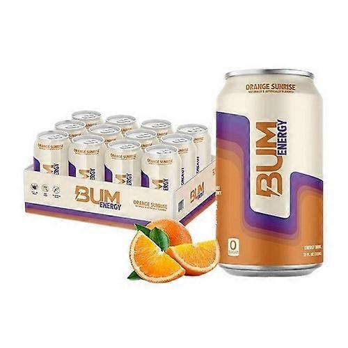 BUM Energy CBUM 能量饮料 橙日出, 12 x 355 ml