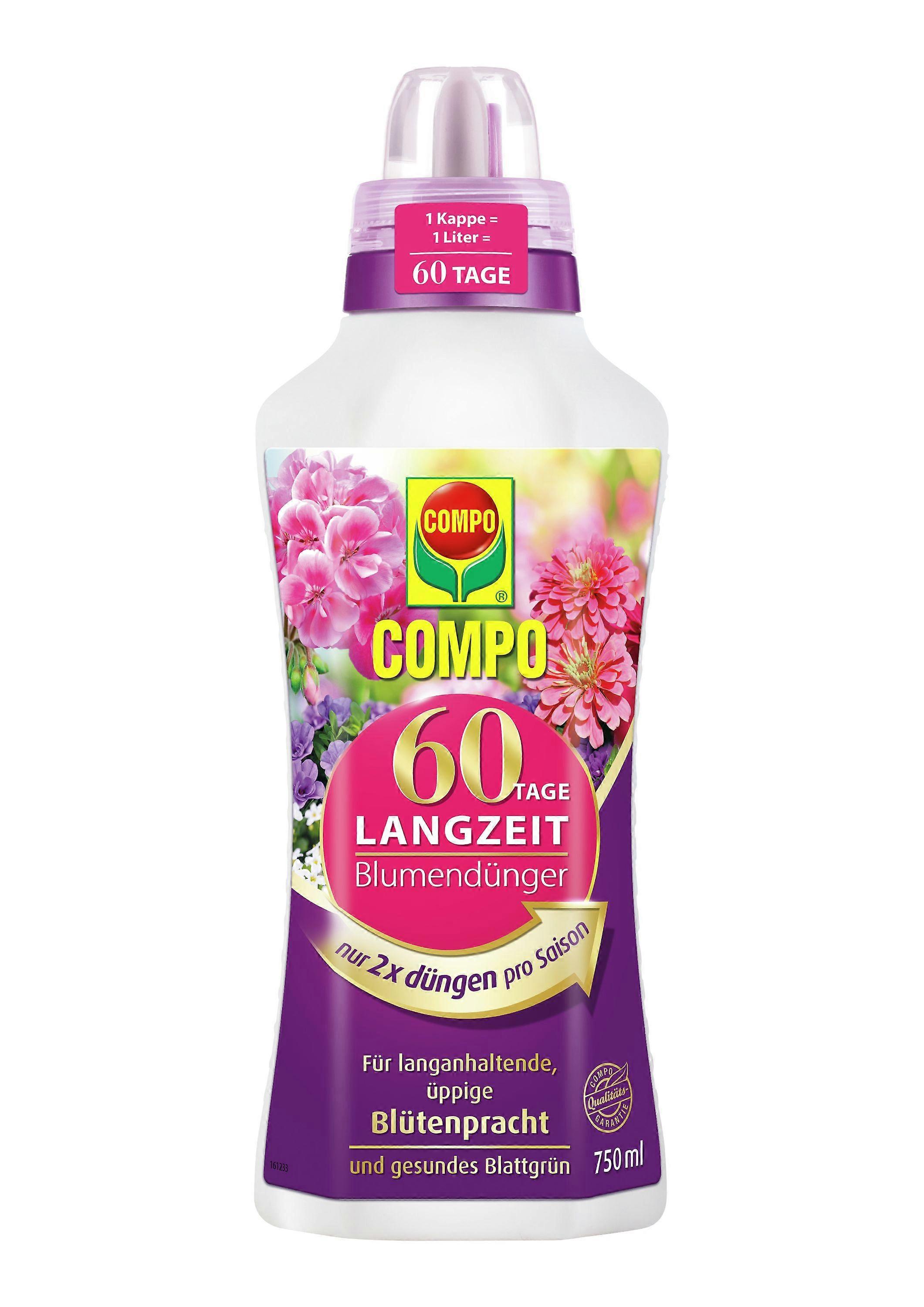 COMPO 60 days long-term flower fertilizer, 750 ml