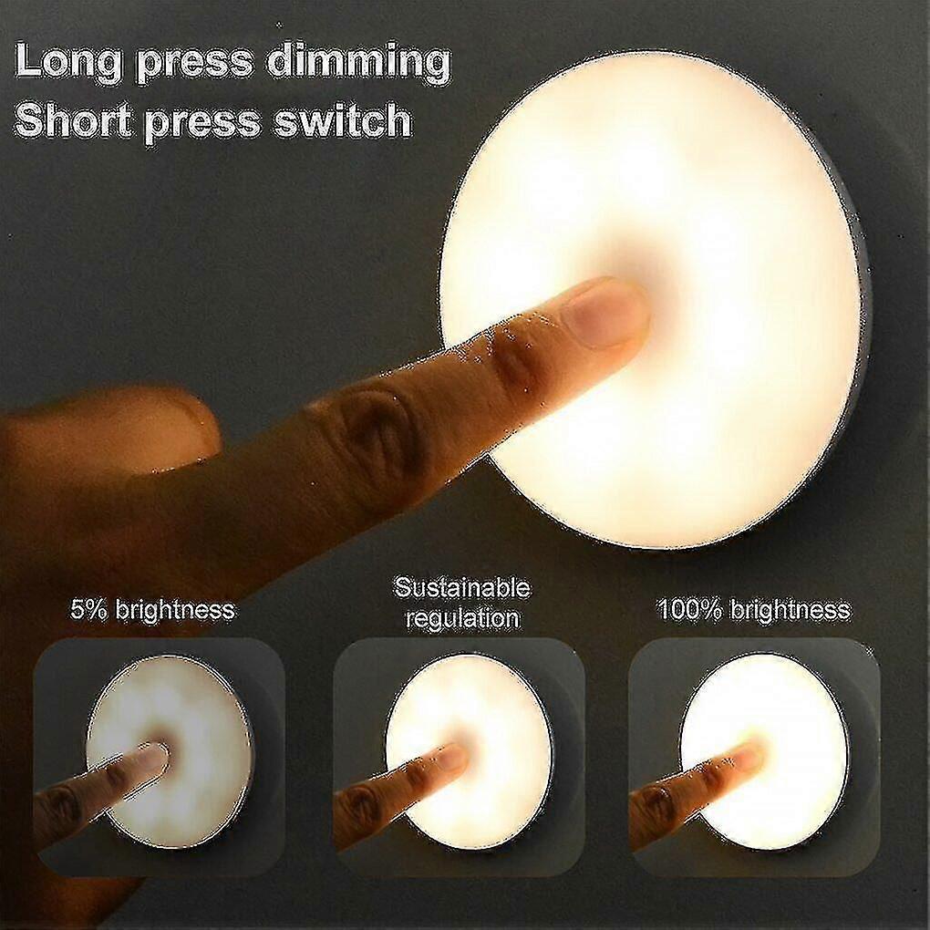 Night Light Smart Motion Sensor Led Night Lamp Battery Operated Wc Bedside Lamp For Room Hallway