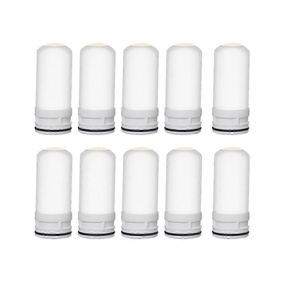 10 PCS Faucet Water Filter Ceramic Replacement Remove Practical Durable