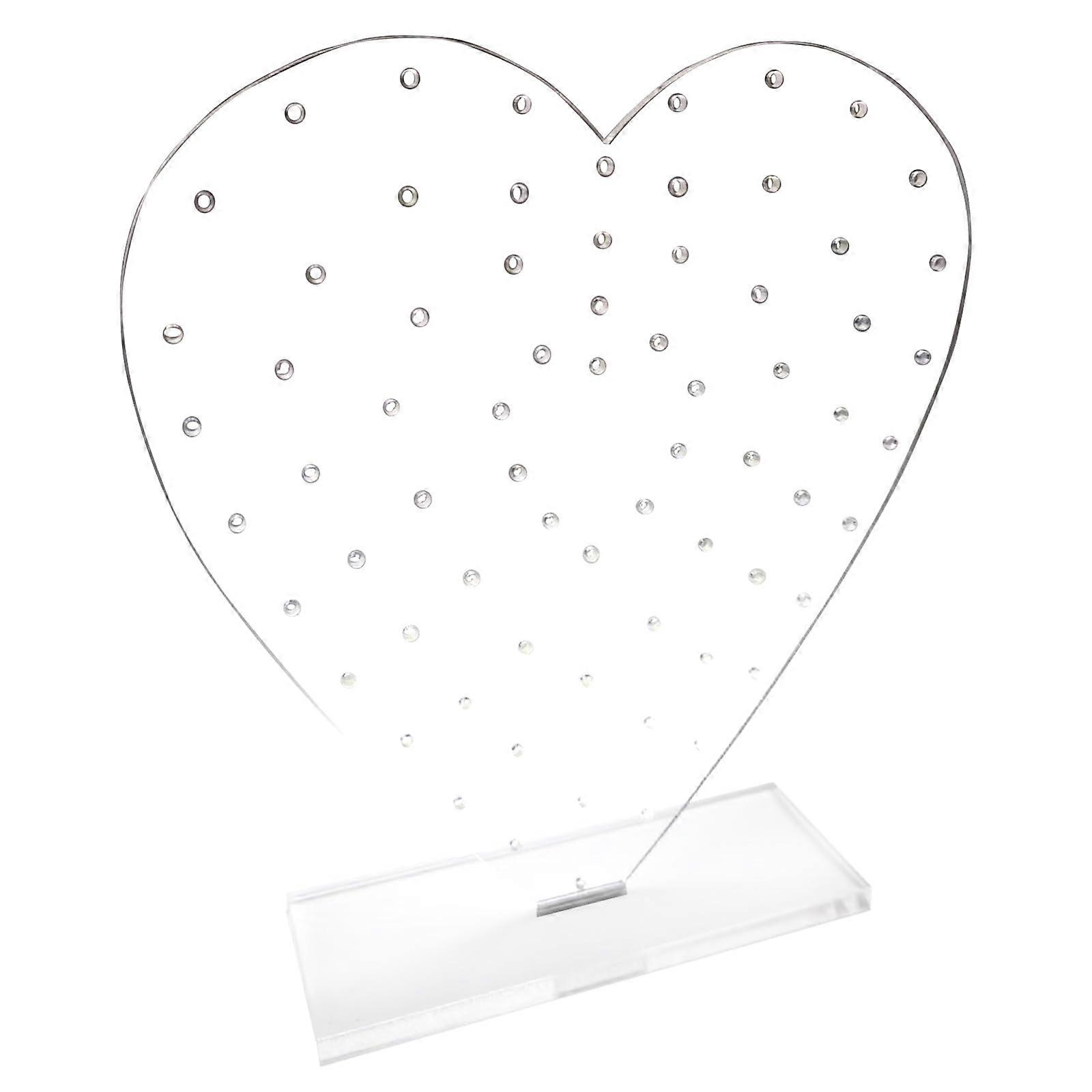 Clear Jewelry Organizer for Room Decor Earring Display Stand