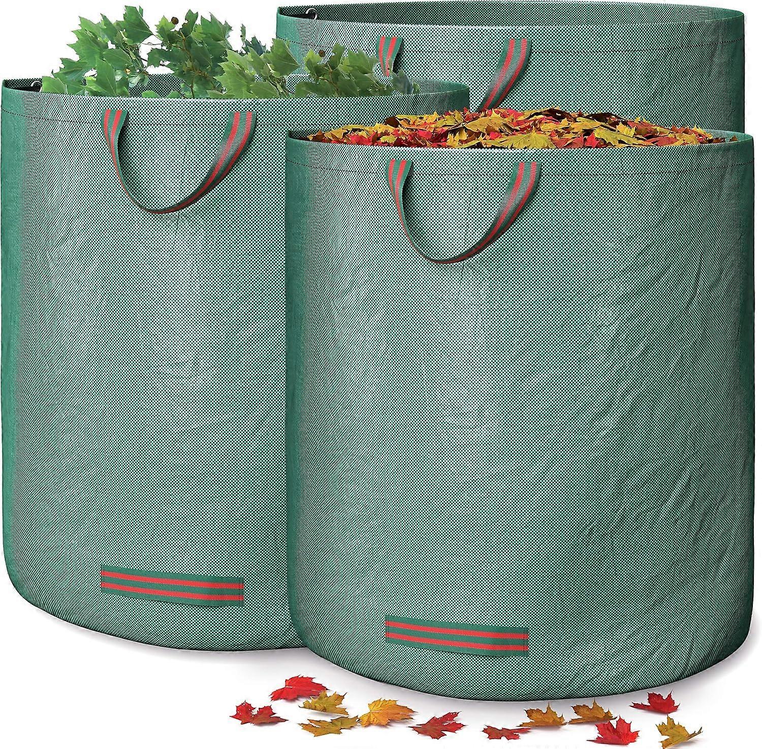 Garden Waste Bag, 3 Pack, 272L Large Capacity