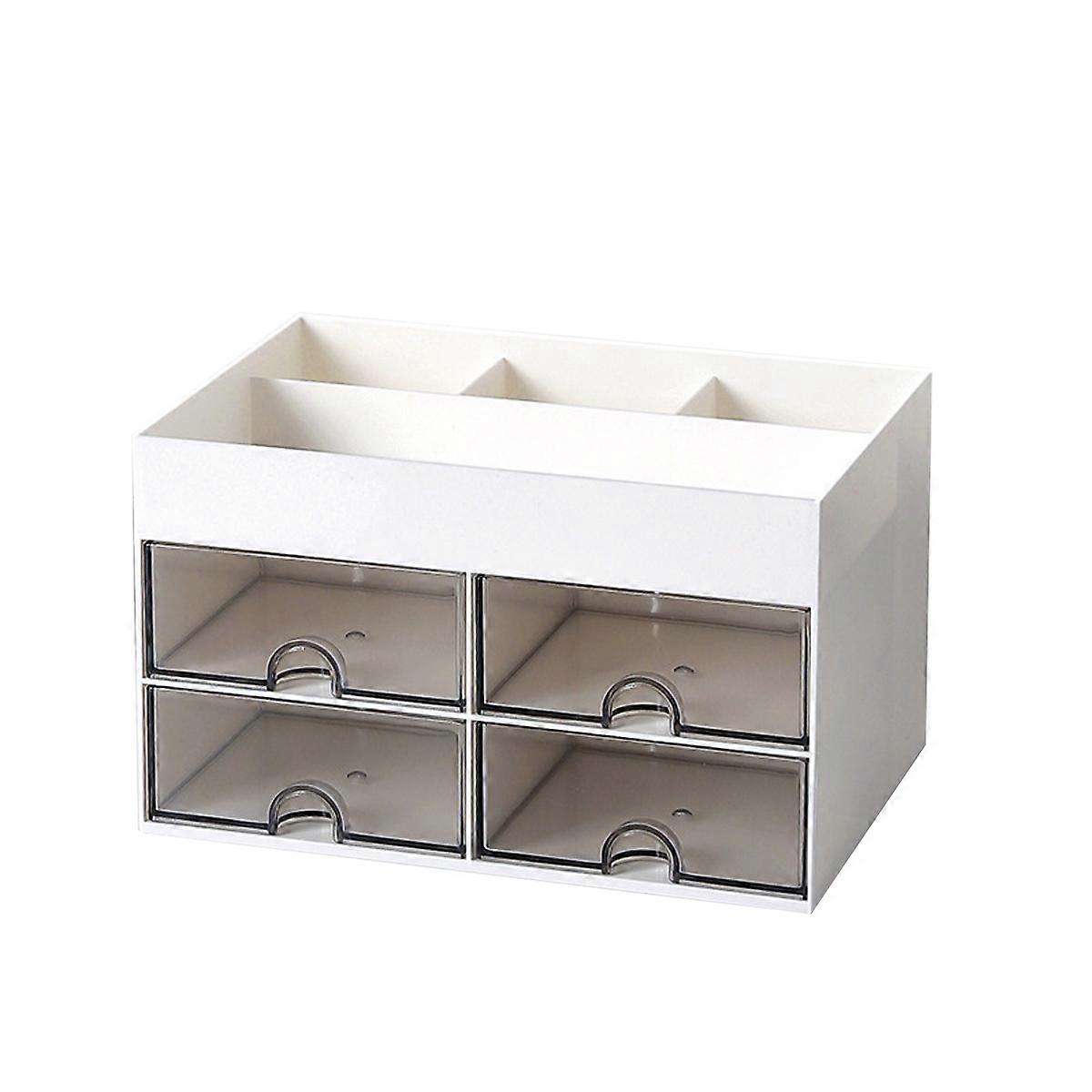 Desk Organizer with 4 Drawers, Multifunctional Storage Box