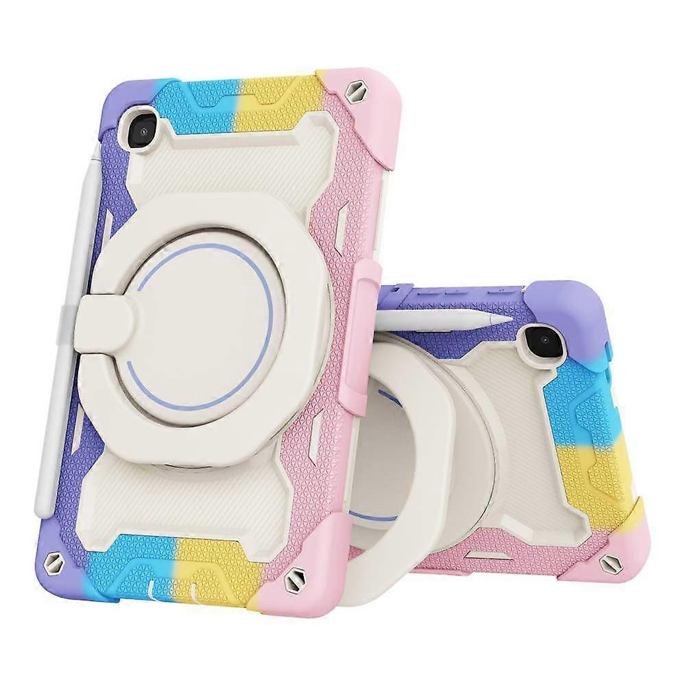 Case for Samsung Galaxy Tab A7 Lite Case - 3-in-1 Heavy Duty Shockproof Protective Cover with Rotundity Bracket and Shoulder Strap, 8.7" Tablet Case