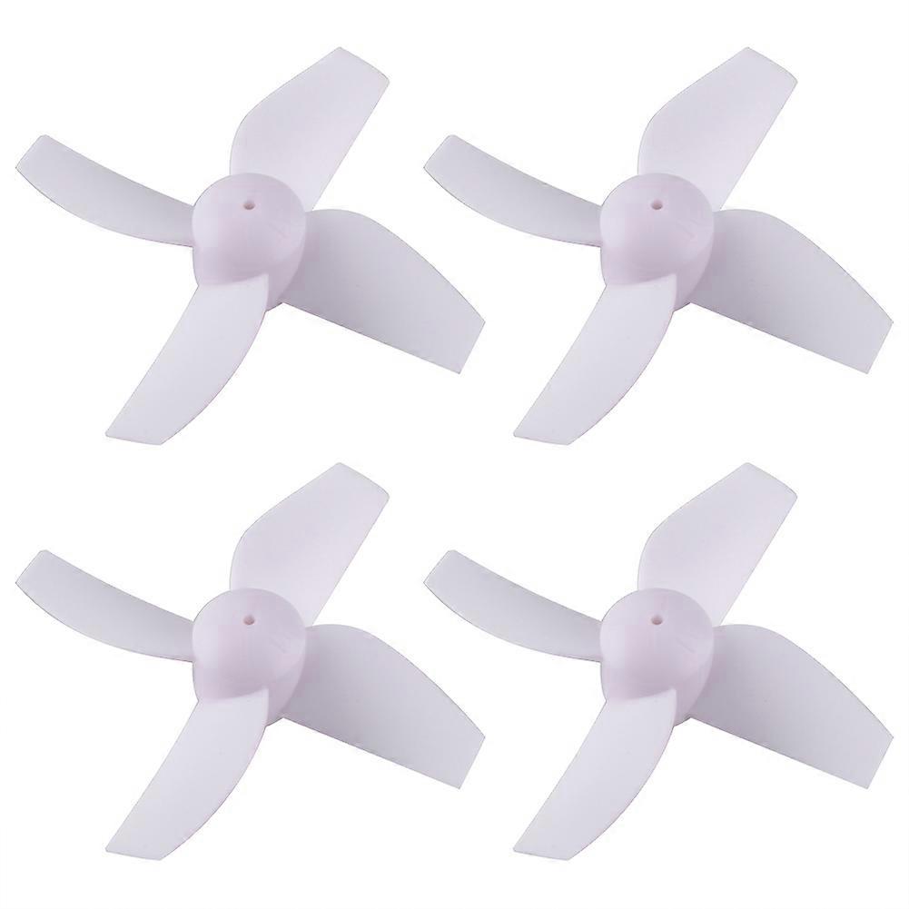 4 stk nye RC quadcopter fireblads propellblader drone tilbehør til h36 e010 (hvit)