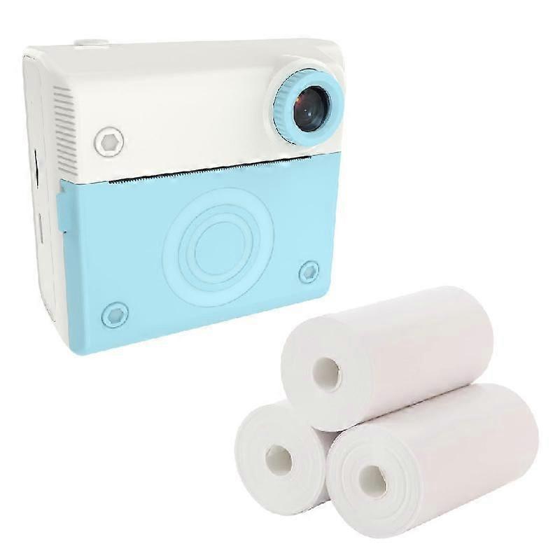 Children Instants Camera for Youngsters 3 Paper Rolls Included for Printing
