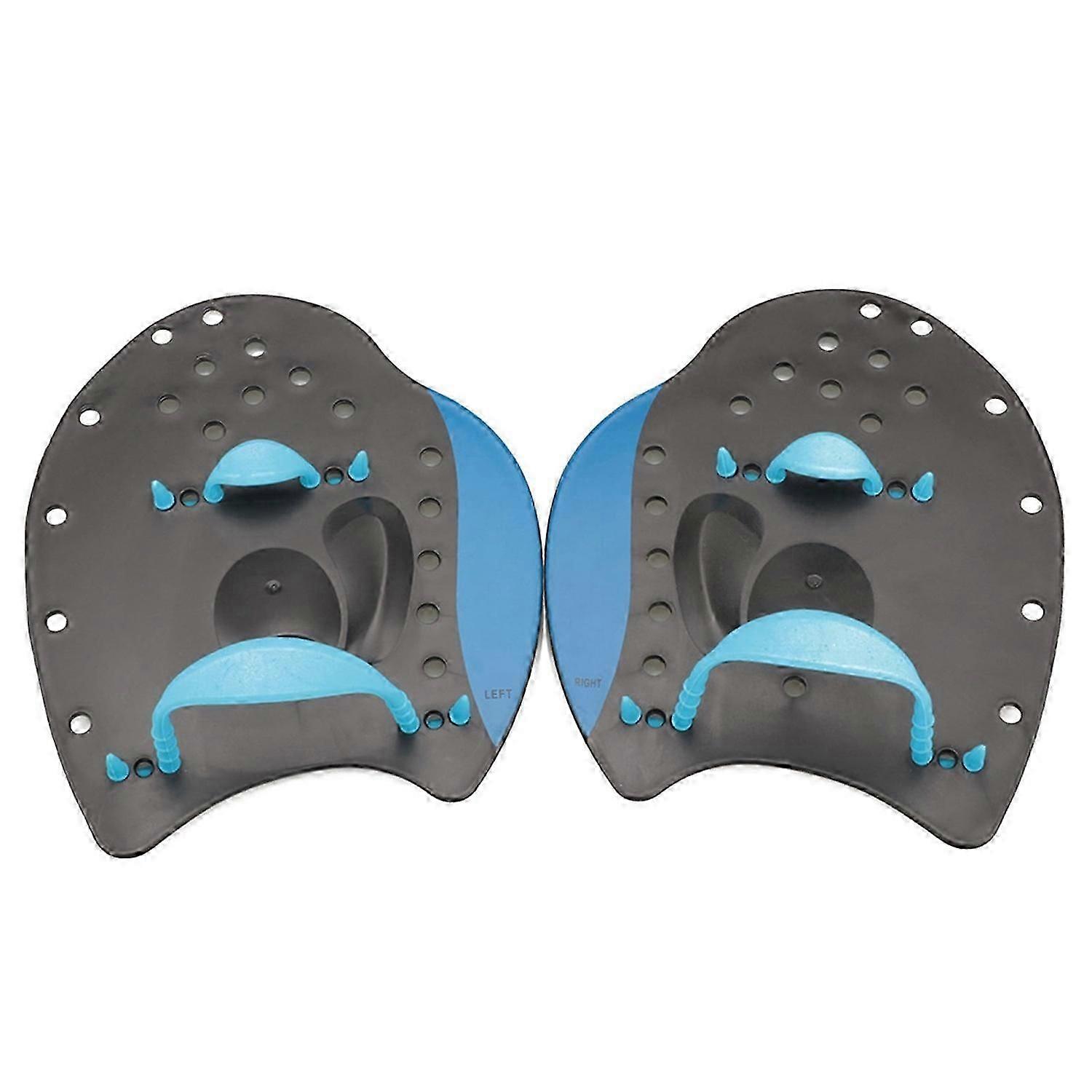 Durable Professional Hand Paddles With Straps For Swimming, 1 Pair