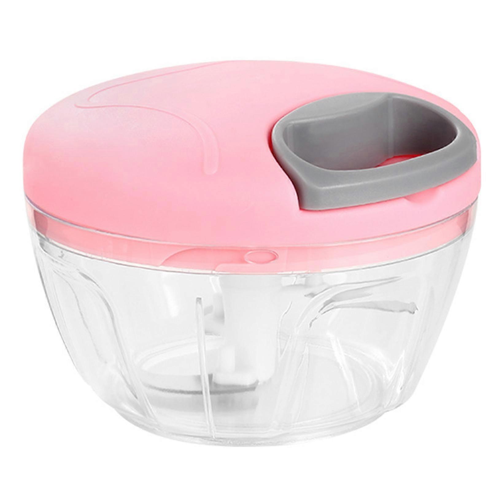 Efficiently Garlic with 3 Cutting Option Practical Manual Vegetable Crusher Garlic Smasher Tool for Busy Cook Pink