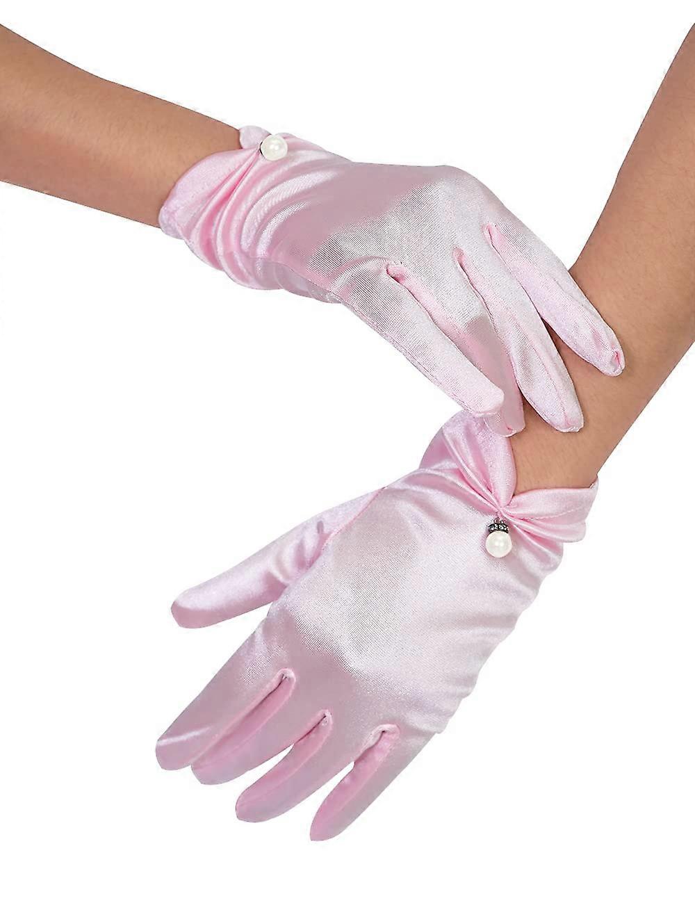 Satin gloves for evening party