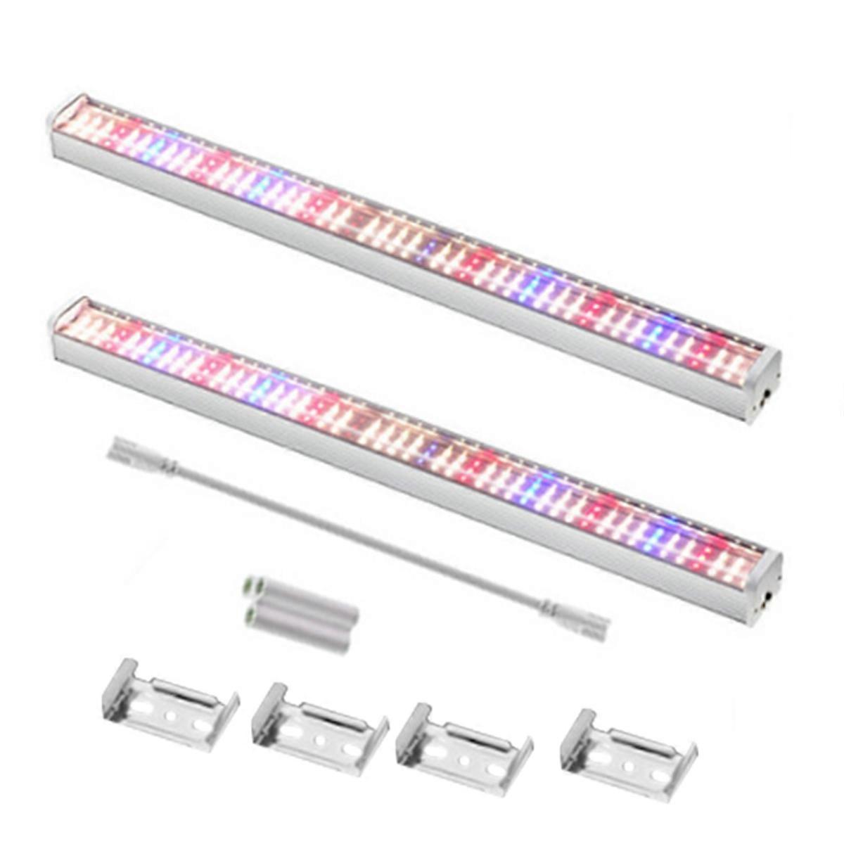 2Pcs LED Plant Growth Lamps Grow Lights for Indoor Plants 25W Plant Lights for Seed Starting Seedli