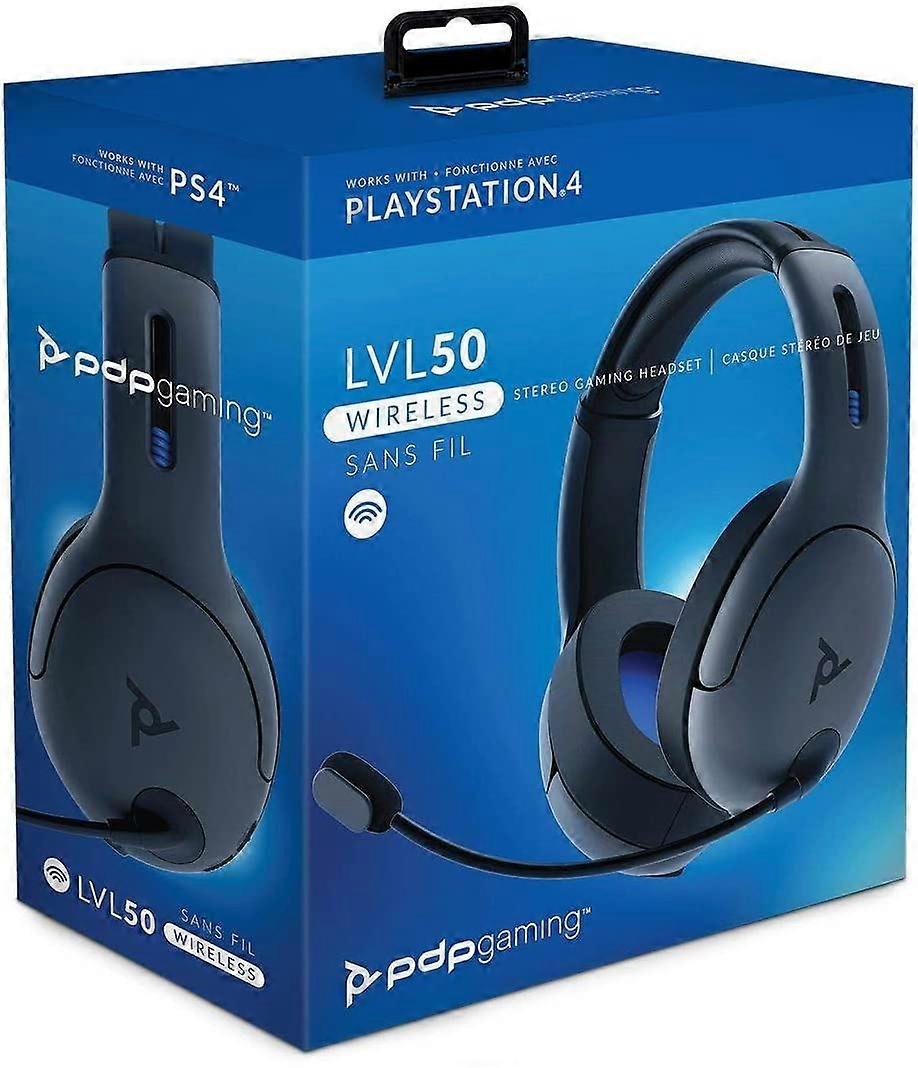 PDP LVL50 Wireless Stereo Gaming Headset PS4 - Grey