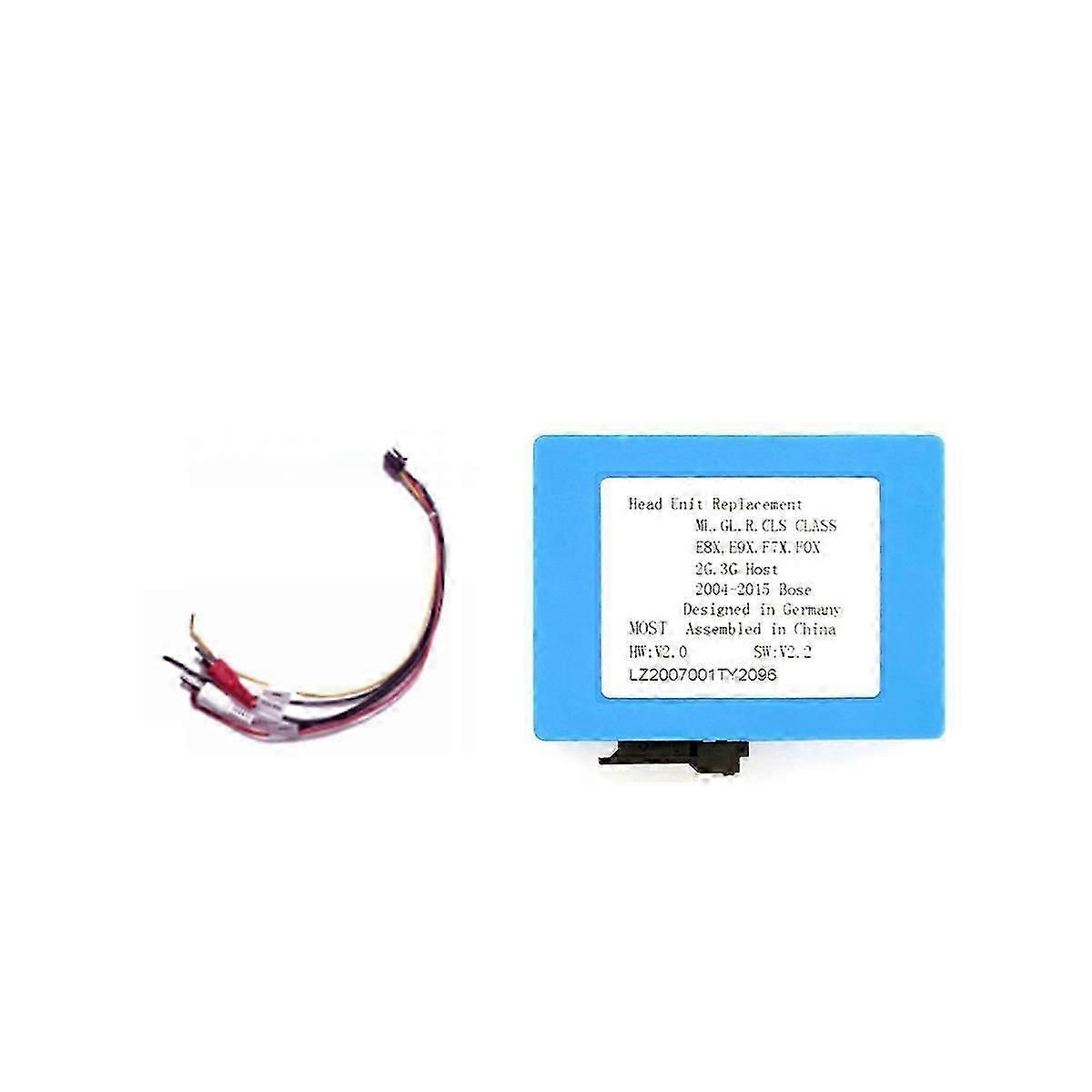 Autoradio-Glasfaser-Decoderbox für E-KLASSE W211 W219 R KLASSE S E SL ML