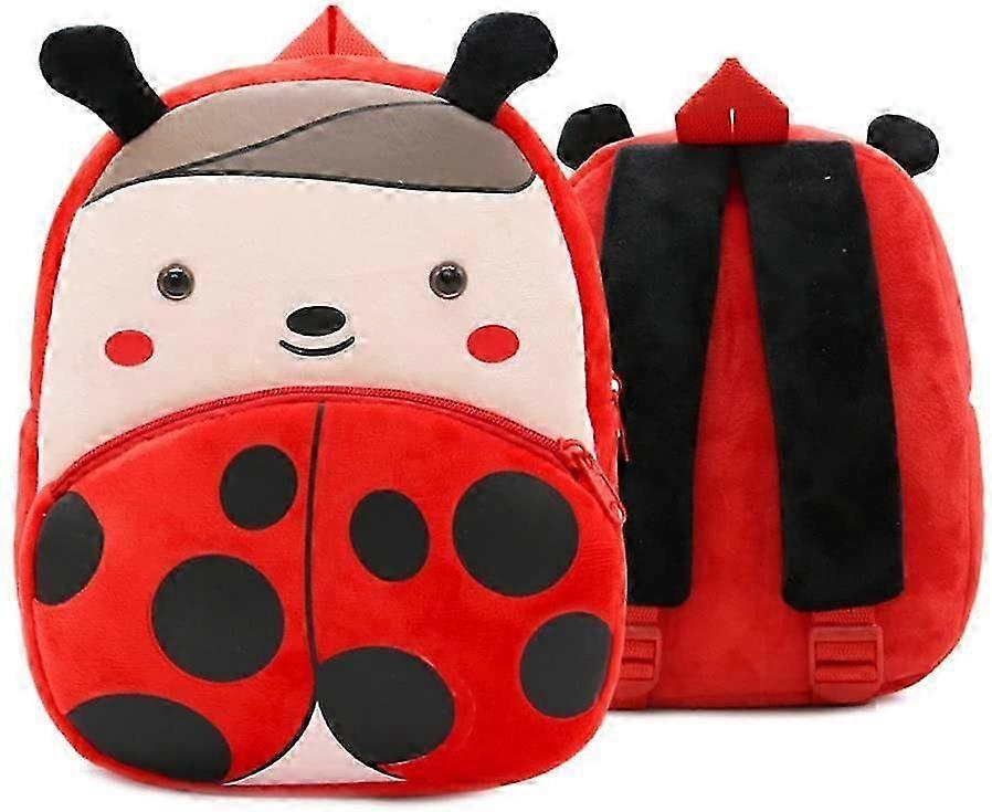 Ladybug Children Preschool Plush Backpack