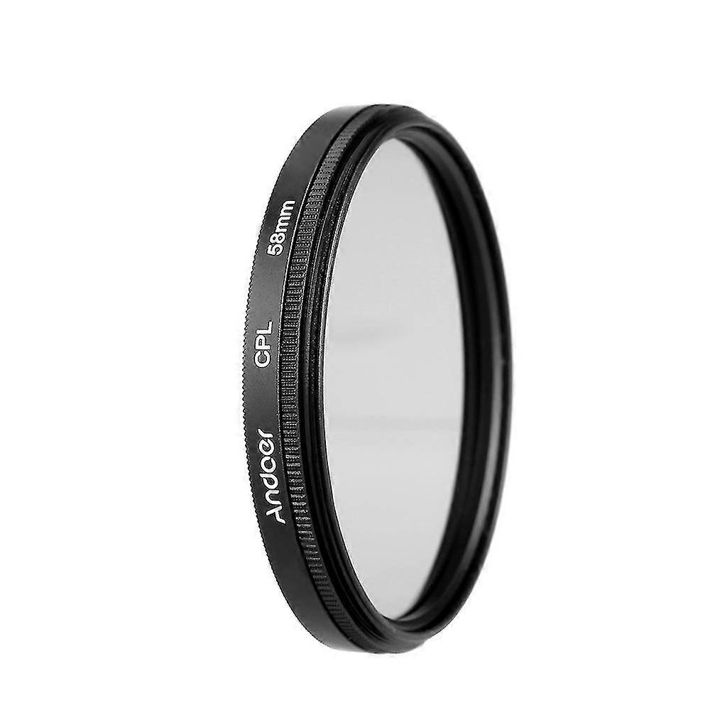 58mm Digital Slim Cpl Circular Polarizer Polarizing Glass Filter