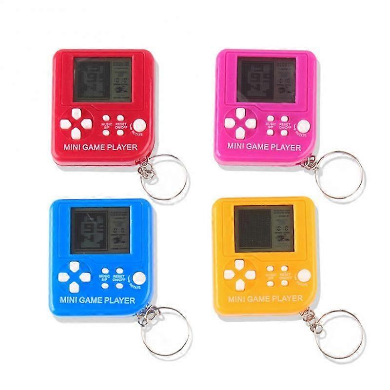 Mini Console Game Machine Children Handheld Nostalgic Game Console With Keychain