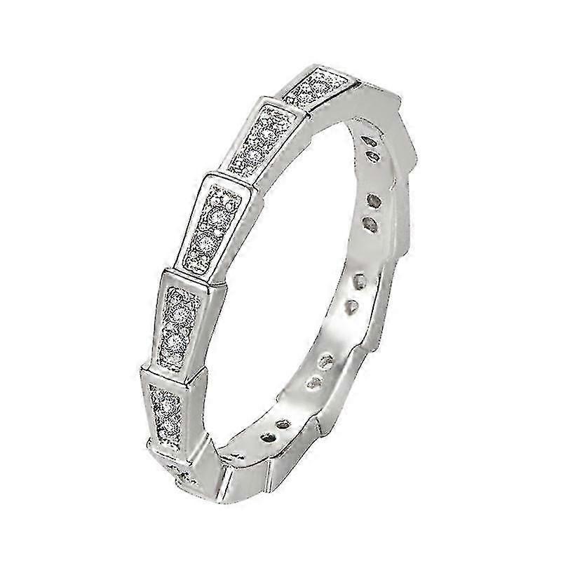 Full Diamond Snake Ring