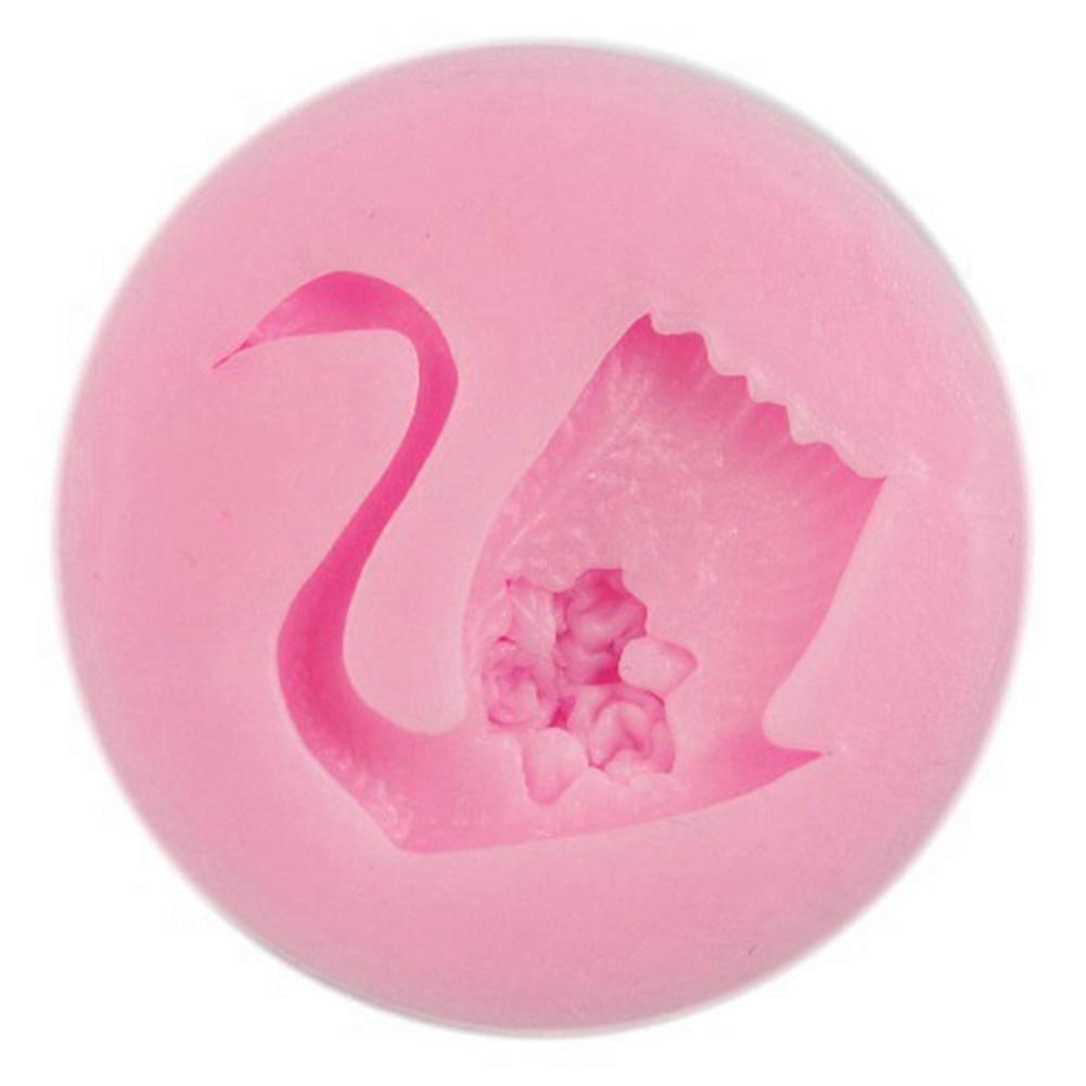 Swan Silicone Cake Mold for Desserts - Chocolate Baking DIY Tool, Flexible Non-Stick Design, 3D Swan Pattern