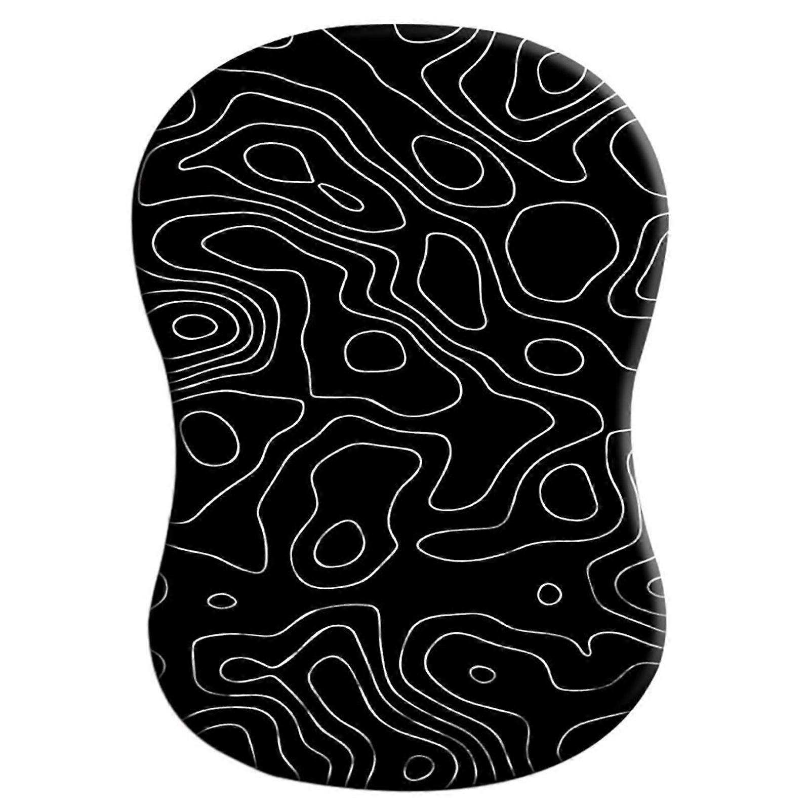 Mouse Mat Wrist Rest Mouse Mat with Palm Rest Nonslip,Pains Relief Mouse Pad for Game Work