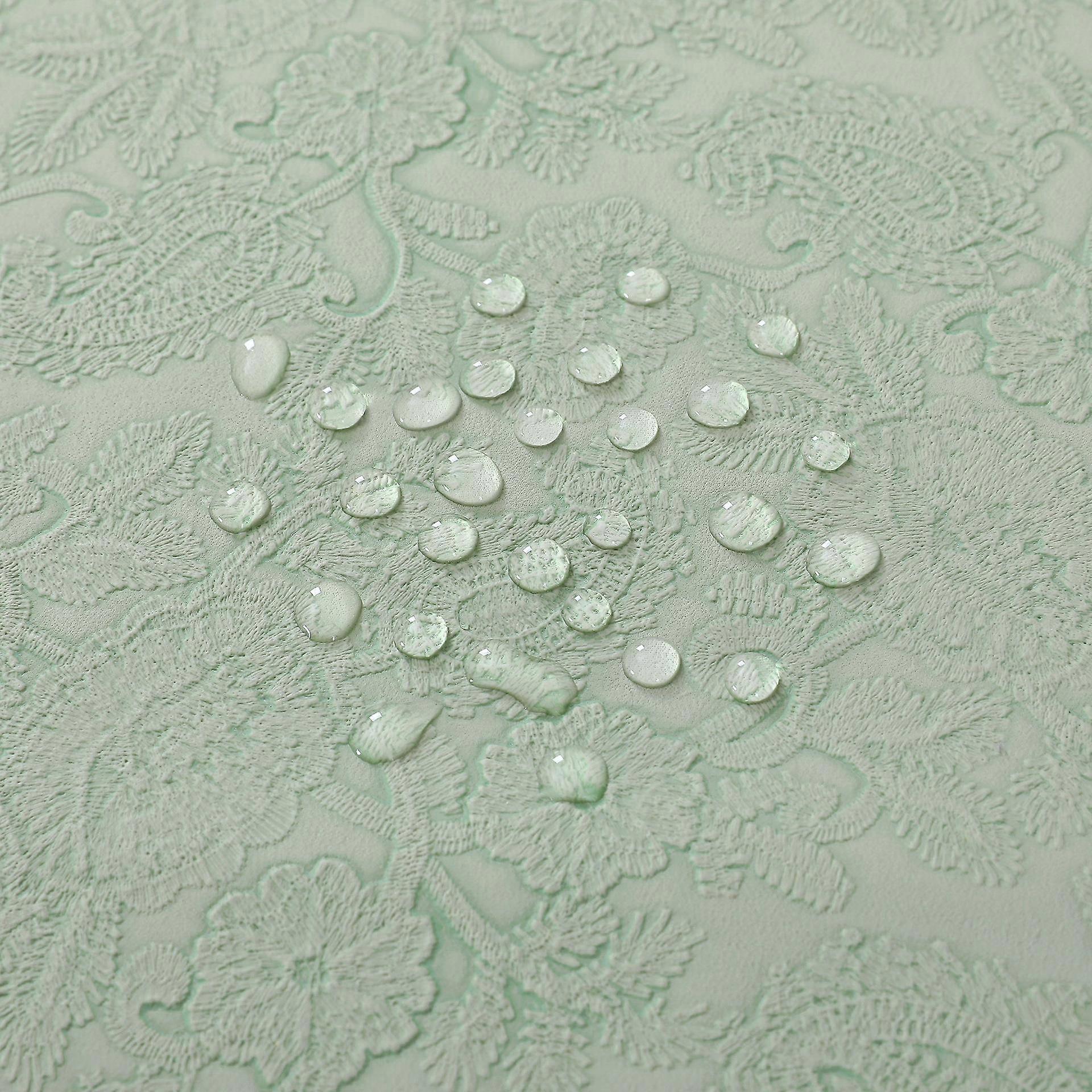 PU Leather Waterproof and Oil-proof Tablecloth Embossed Tablecloth Thickened Cloth Heat-insulating Light Luxury High-end Tablecloth