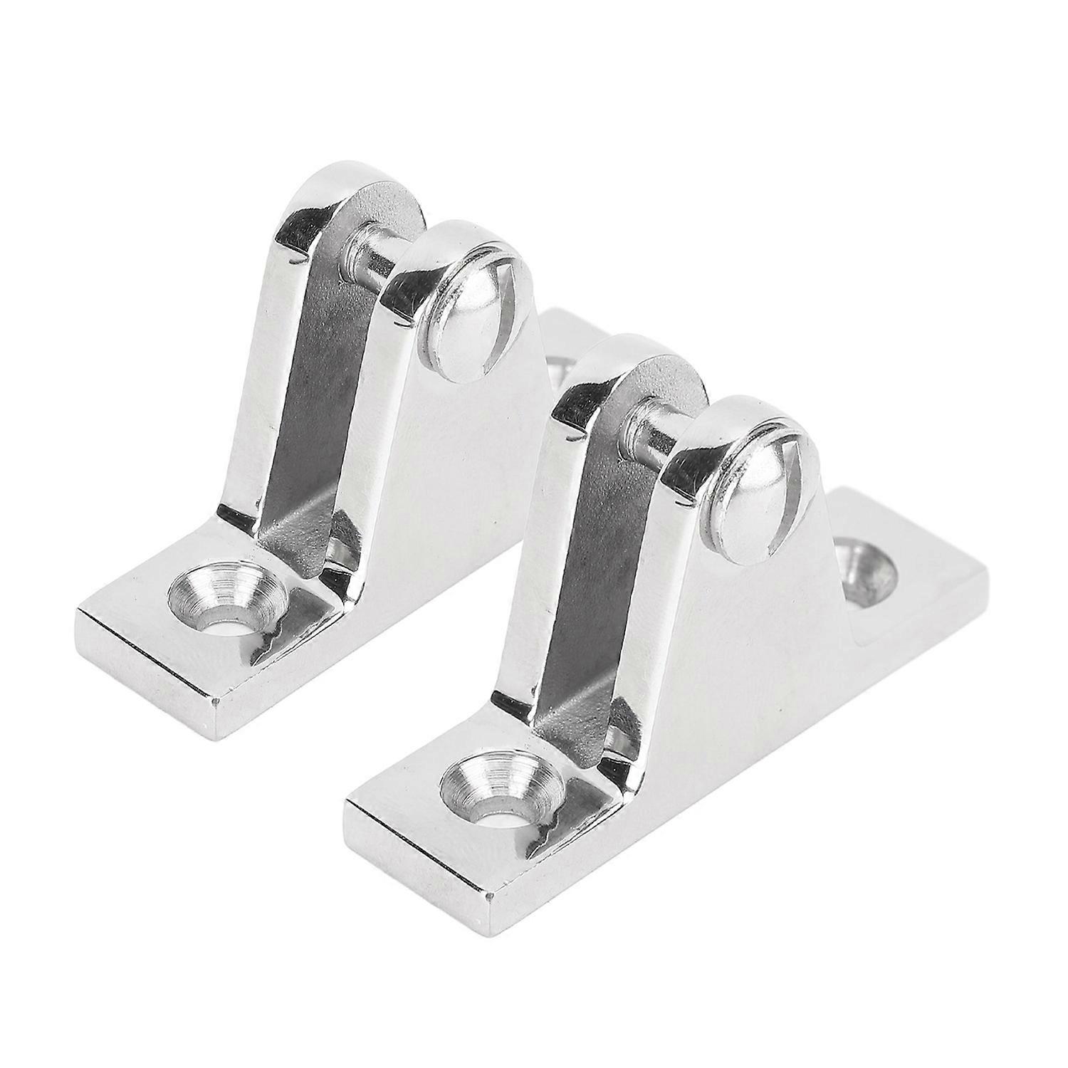 2pcs Top Deck Hinge Mount 90 Degree 316 Stainless Steel Deck Hinge Fittings for Boat RV Yacht Speed