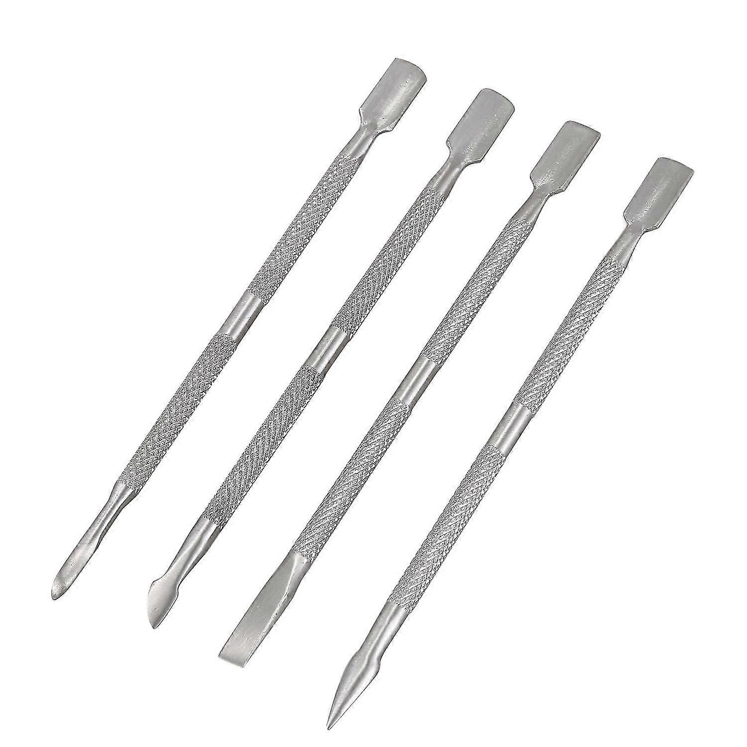 4 Pcs Manicure Manicure Tool Steel Push 4 Piece Set Nail Care Manicure Pedicure
