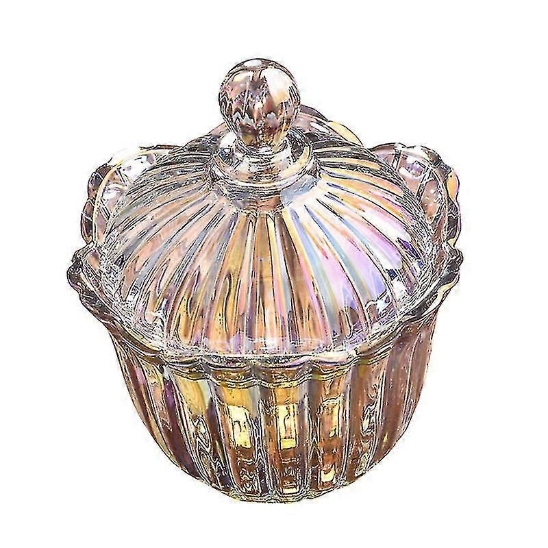 1pcs Glass Snacks Can