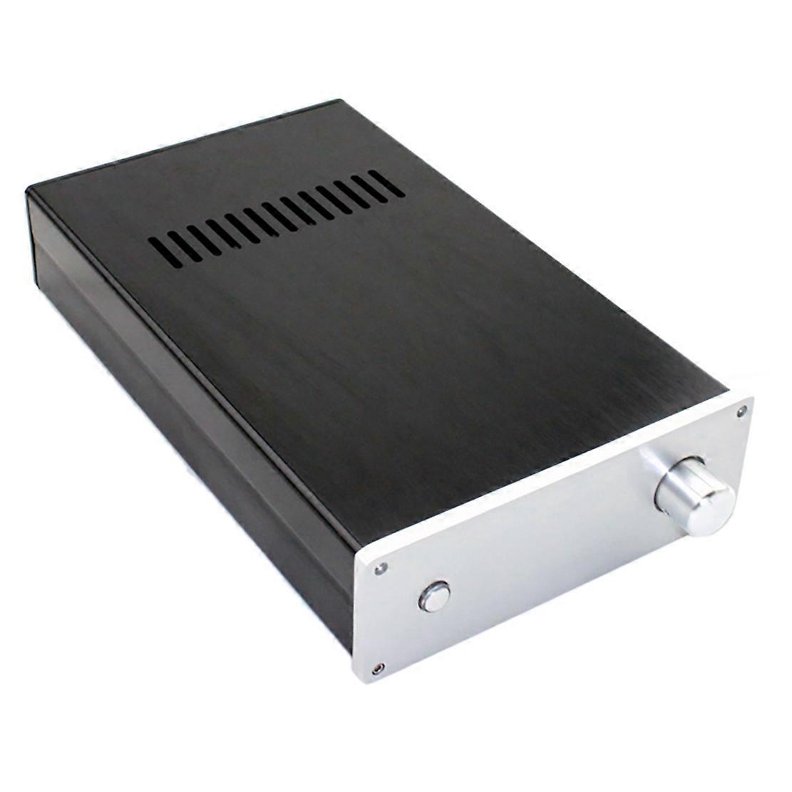 Amplifier Housing,LM3886 All Aluminum Amplifier Chassis DIY Audio Amplifier Housing with Power Outle