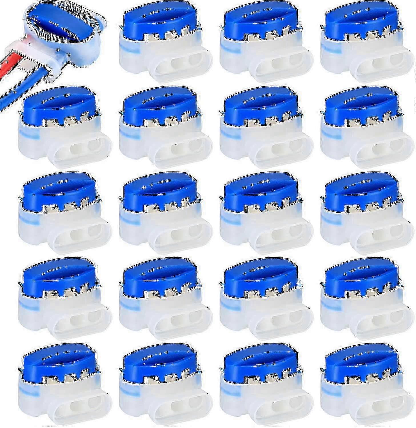 20 Pieces Resin-Filled Cable Connectors for Automower Robot Lawnmower Edition c