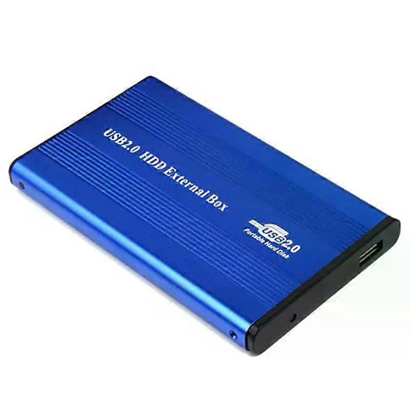 USB20 Hard Drive Disk Enclosure HDD External Box Case Caddy 25 IDE HDD With LED Light For Desktop Computer PC