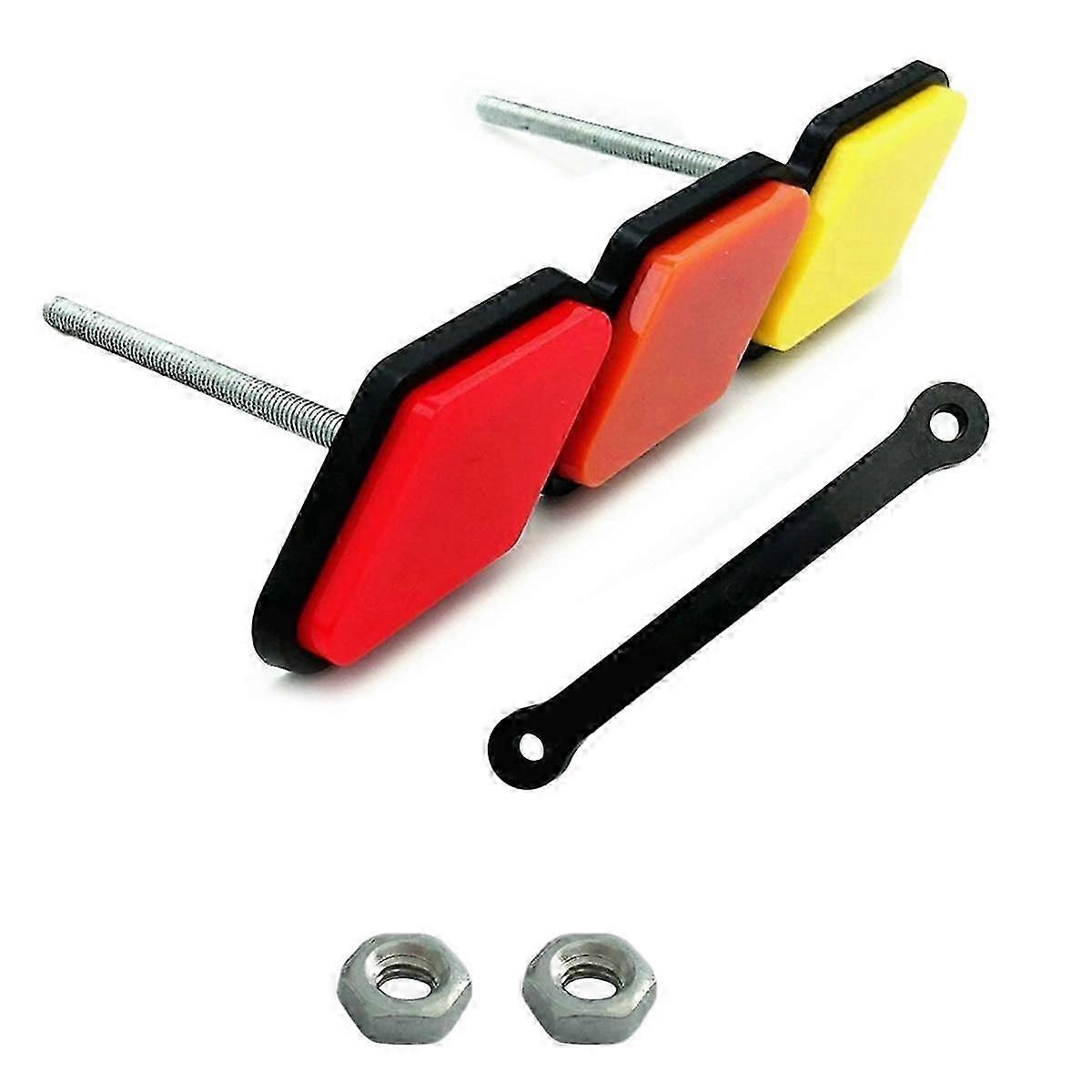 Tri-Color Grille Badge Emblem Decoration Car Truck Label for 4Runner - Sequoia