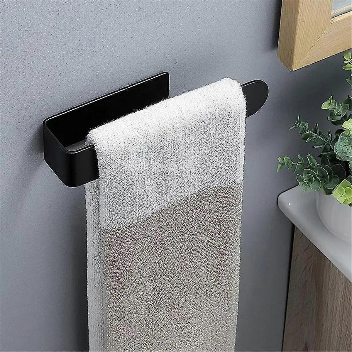 2PCS U Shape Bathroom Acrylic Towel Bar Hand Towel Holder, B