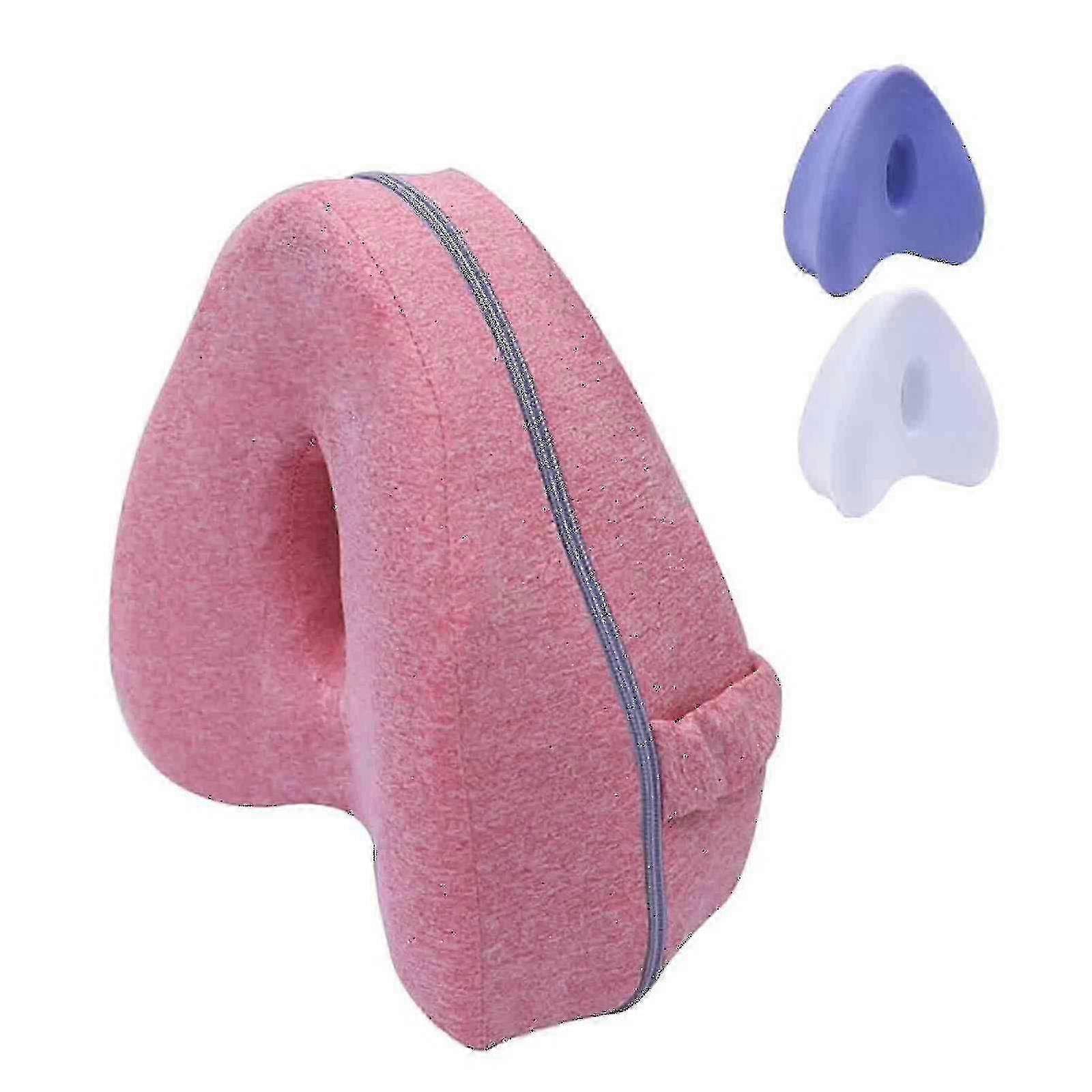 Leg pillow for smooth spine alignment - relieves hip and sciatica pain