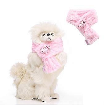Accessorio festivo per cani/gatti, Sciarpa per animali domestici per le vacanze, Accessorio per animali domestici invernali divertenti e carini