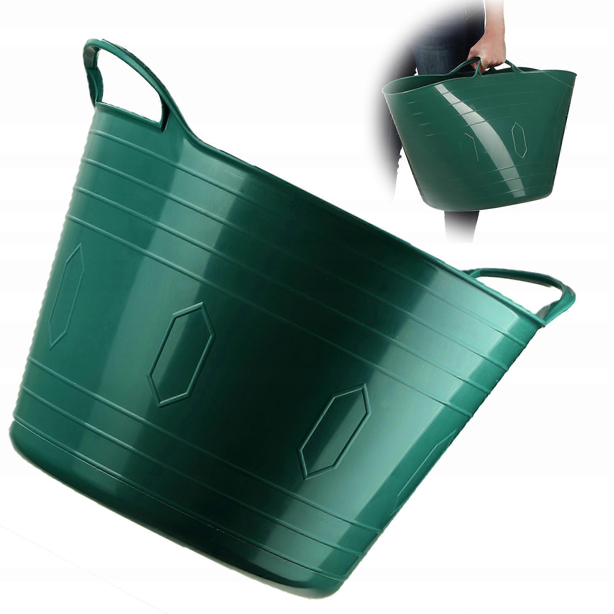 KADAX Flexibele Wasmand Universele Spoelbak 42L Groen