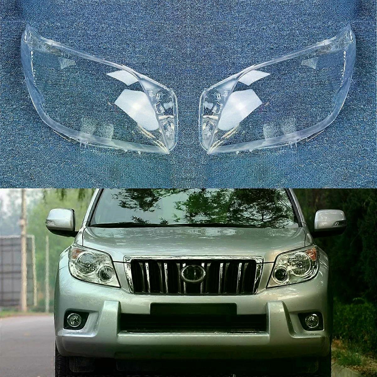 High qualityHeadlamp Cover Lens Transparent Lampshade Lamp Shade Front Headlight Shell Plexiglass For Toyota Prado 2010 2011 2012 2013